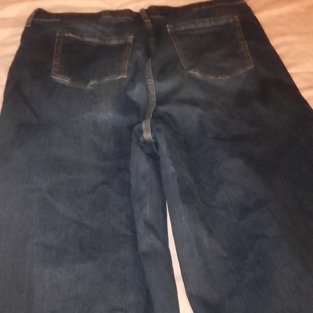 Casual Wide-Leg Denim Pants - Picture 11 of 12